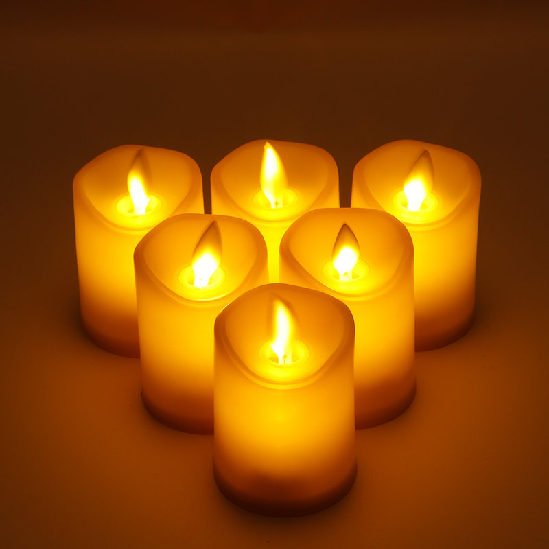 Unscented Flameless Pillar Candle