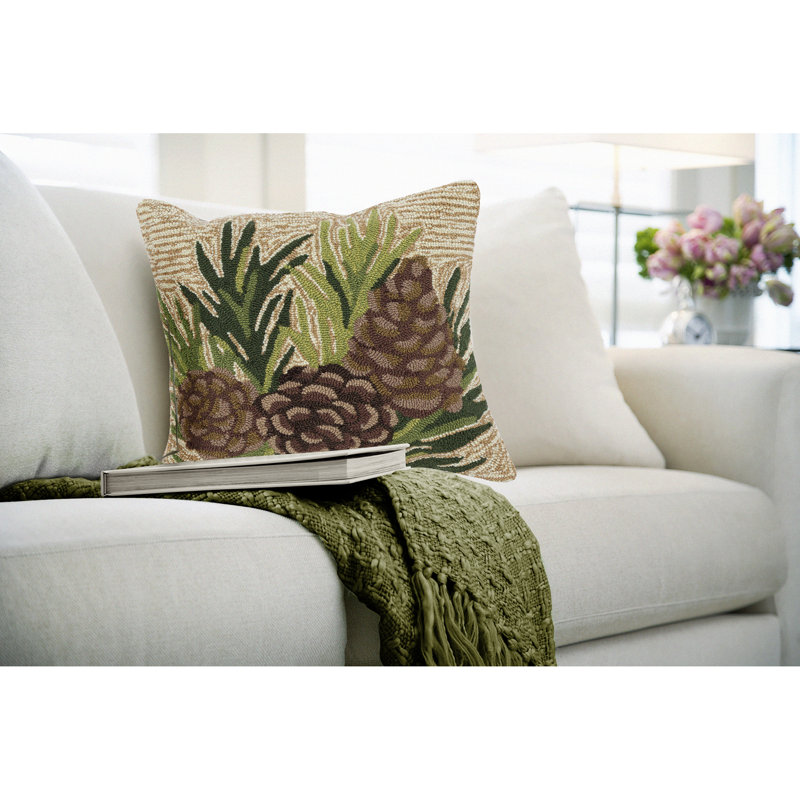  Polyester Throw Square Indoor/Outdoor Pillow Cover and Insert
