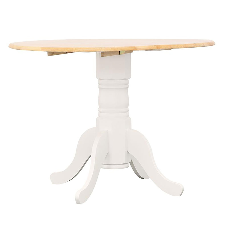 Table de salle à manger ronde à rallonge coulissante en brun naturel - Rehausse votre design intérieur