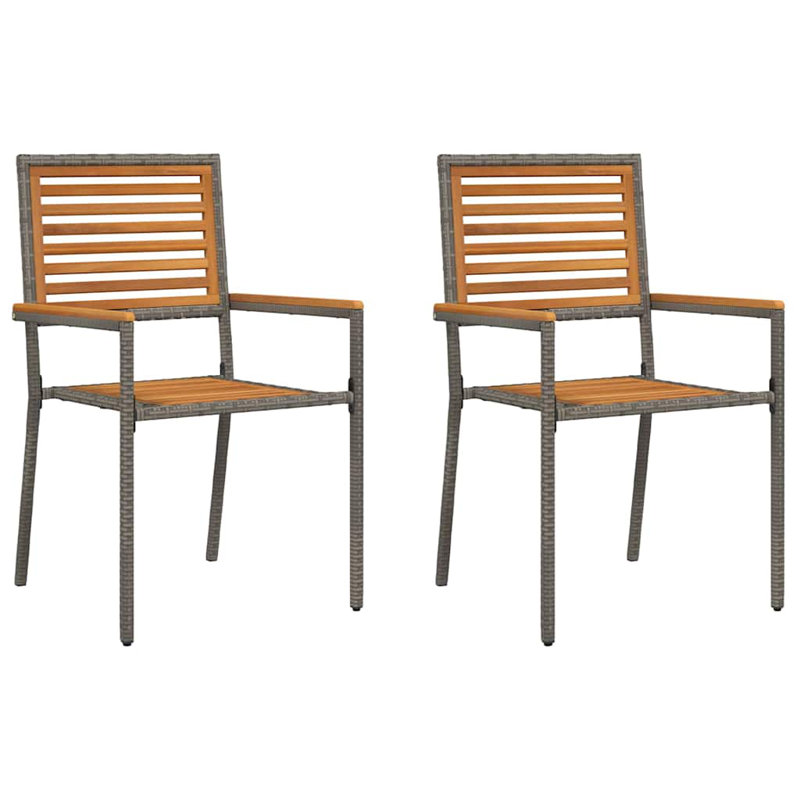 Patio Dining Armchair, Grey