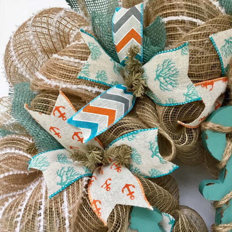 Nautical Wreath Anchors Away