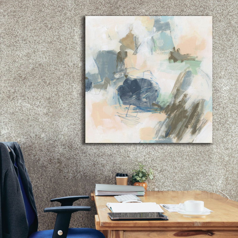 «Epel Graffiti» «Pastel Poem 1» par June Erica Vess, art mural sur toile, 37 po x 37 po, H 37 po x l 37 po