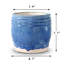 Env. Pot à fleurs bleu de 8 pouces de hauteur (ouverture de 7,9 po)