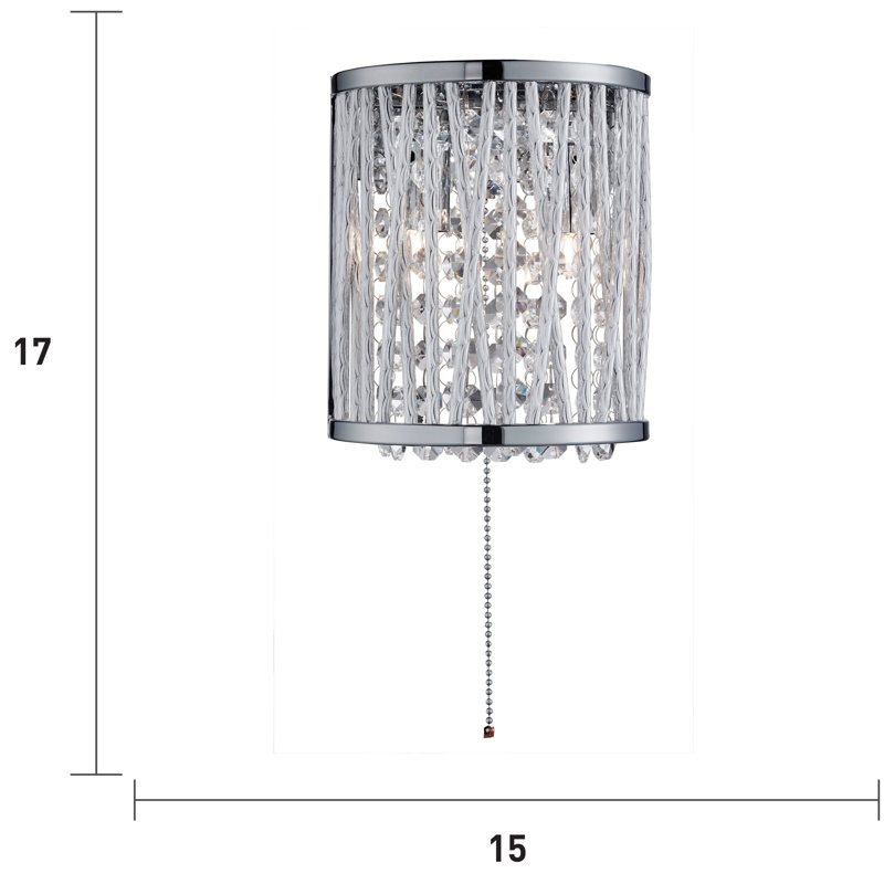 Ashlynn Plug-in Flush Mounted Sconce