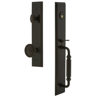 Carré Complete Inactive Dummy Handleset with Soleil Knob and Rosette