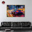 «Notoriart Night Drive Vibes», art mural sur toile 1 pièce-100009836-100009841