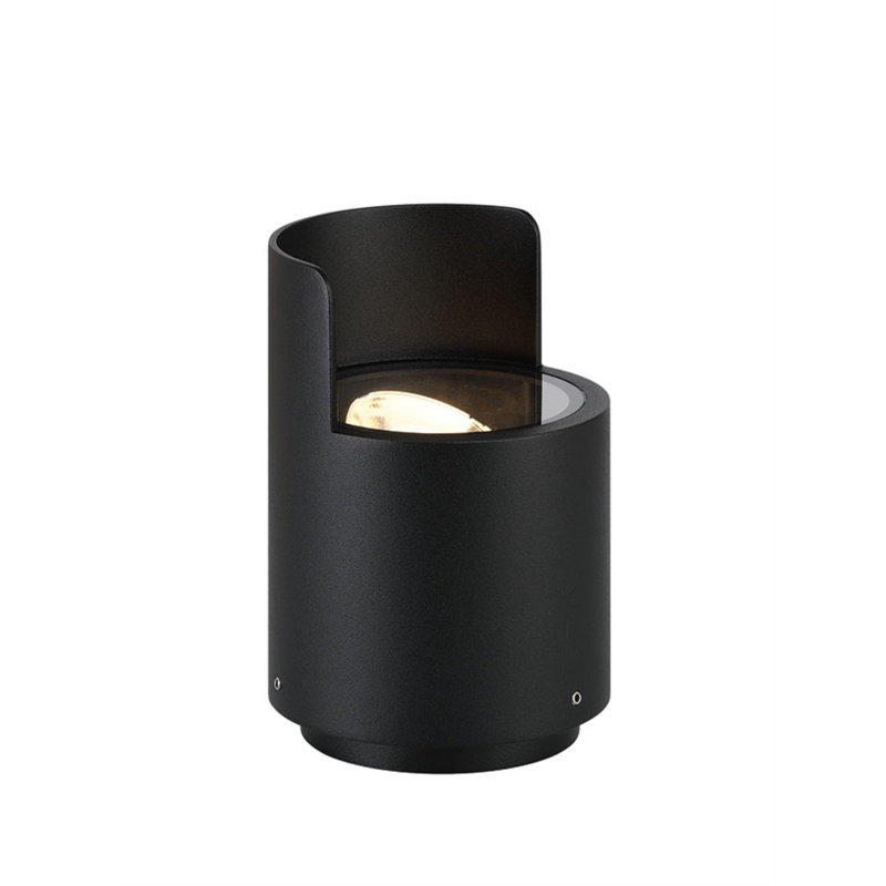 ARMOUR,7IN,BOLLARD,8W,BK