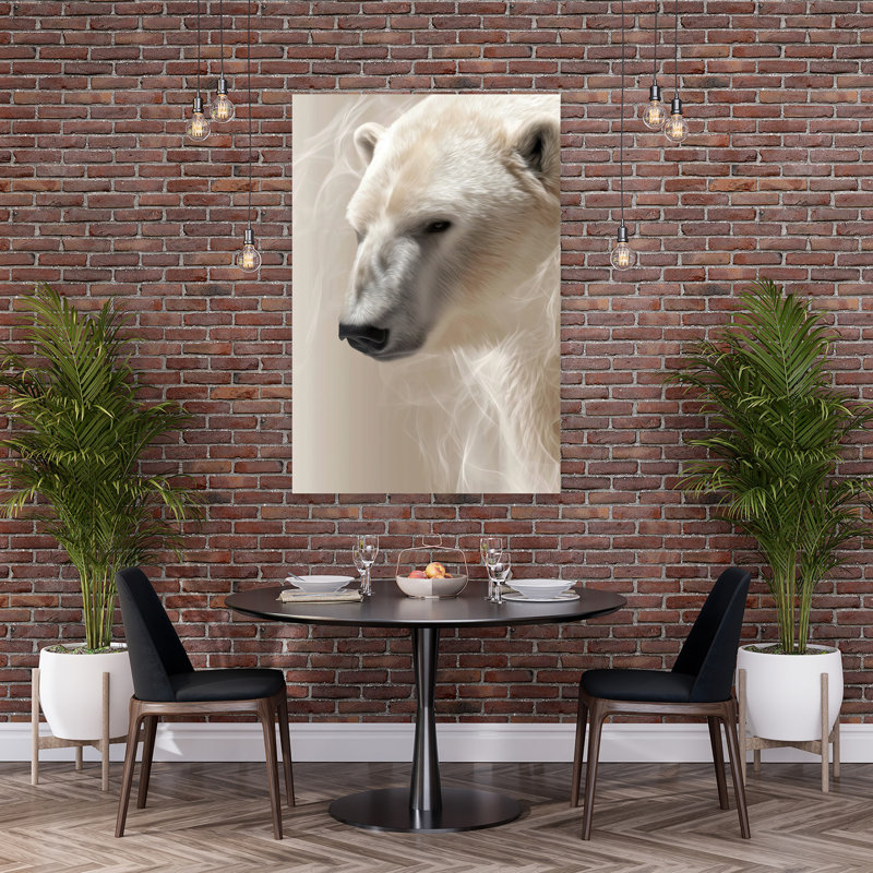Ours polaire éthéré, 60" H x 40" W