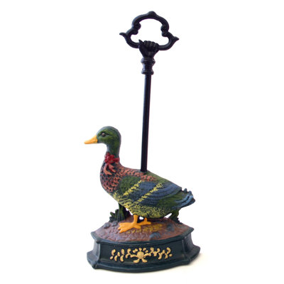 Fazeley Duck with Handle Iron Door Stop
