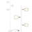 Tree Industrial LED 3-Way Dimming Floor Lamp with 3 Adjustable Spot Lights-950900639