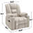 Power Lift Recliner Chair With Massage And Heat For Elderly, Overstuffed Wide Recliners, Heavy Duty Motion Mechanism With USB And Type C Ports, 2 Steel Cup Holders-568286384