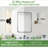 Modern Hardwired Wall Sconces Set Of Two With Glass Shade, E26 Socket, Ideal For Bathroom Mirror, Hallway, And Living Room Lighting-2099084464-2099084479