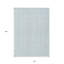 Tapis lavable d'extérieur bleu ciel 10 pi x 14 pi Ogee