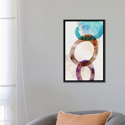 «Triple II» par Tom Reeves - Toile tendue, estampe numérique sur toile tendue