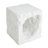 Lyra Outdoor Patio Karst Cave Inspired MGO Side Table, White