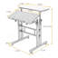 Adjustable Metal Base Computer Desk-1592677745