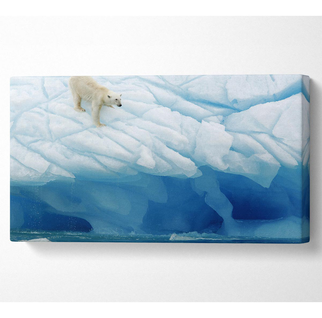 Eisbär Ice Wide Canvas Druck