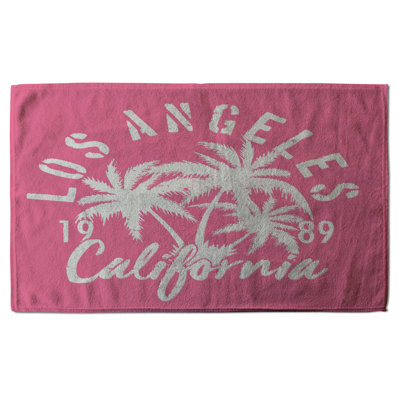 Cotton Floral Waffle Kitchen Towel