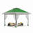 13x13 Pop-Up Gazebo with Double Roof and Mosquito Netting – Waterproof UV-Resistant Patio Canopy Tent-123131164