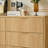 Calonne  6 Drawer Bedroom Dresser with Vertical Stripe Pattern, Boho Fluted Wood Dresser for Bedroom