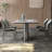 European light luxury rectangular dining table set-102710087