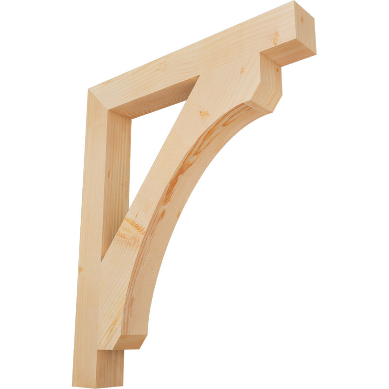 Support en bois rustique Legacy Block, Sapin de Douglas, Lisse, H 36 po x l 3,5 po x P 30 po
