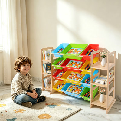 Bookshelf and Toy Storage Organizer