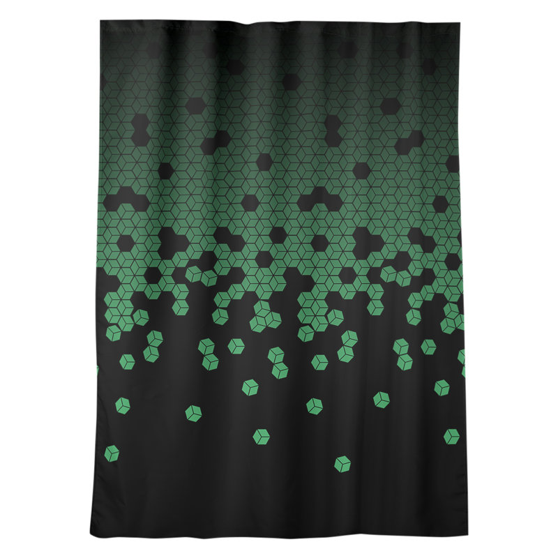 Avicia Room Darkening Curtain Single Panel, Green