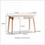 Bureau à domicile compact en bois massif 47 po, hêtre importé européen avec 2 tiroirs, durable et polyvalent