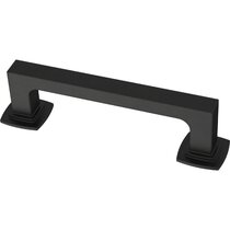 Trail Pull Flat Black - 3 1/2 in - Handles & More