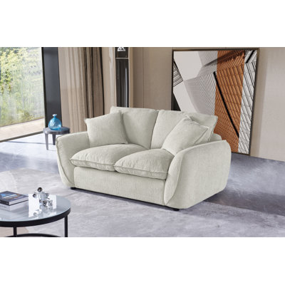 Upholstered 75.5" W Loveseat Sofa Flared Arm Down-Filled Deep Seat Sofa by Brayden Studio