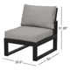 Edge Modular Armless Chair
