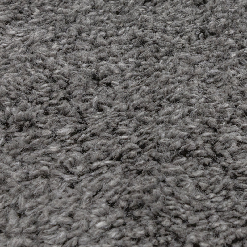 Cosy Soft Shaggy Grey Rug, Rectangle 200 x 290cm
