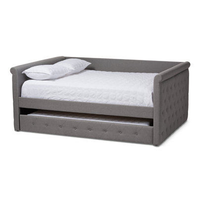 Samitha Upholstered Daybed with Trundle