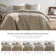Harris Pinch Pleated Soft Washed Boho Comforter Set
