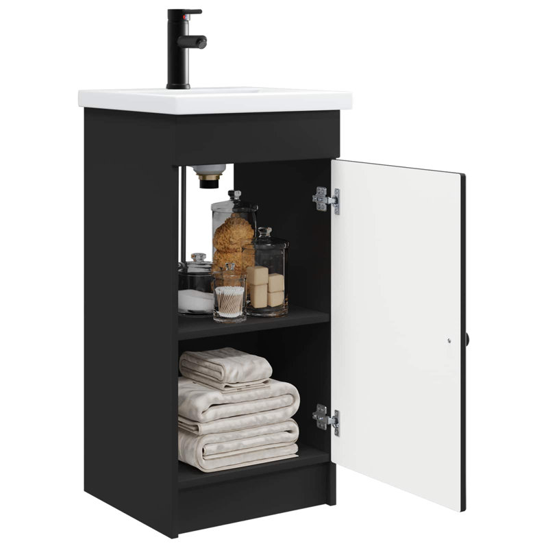 420 mm Bathroom Vanity, Black
