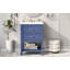 Meuble-lavabo moderne de 24 po avec lavabo supérieur et 2 tiroirs, armoire de rangement durable pour une utilisation efficace de l'espace-525222491