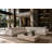 Totka Faux Travertine Rectangular Coffee Table