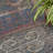 Machine Washable Southwestern Blue/Red Area Rug-1536346718