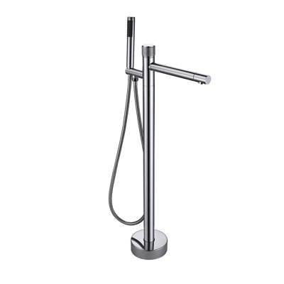 Single Handle Floor Mounted Tub Faucet with Diverter