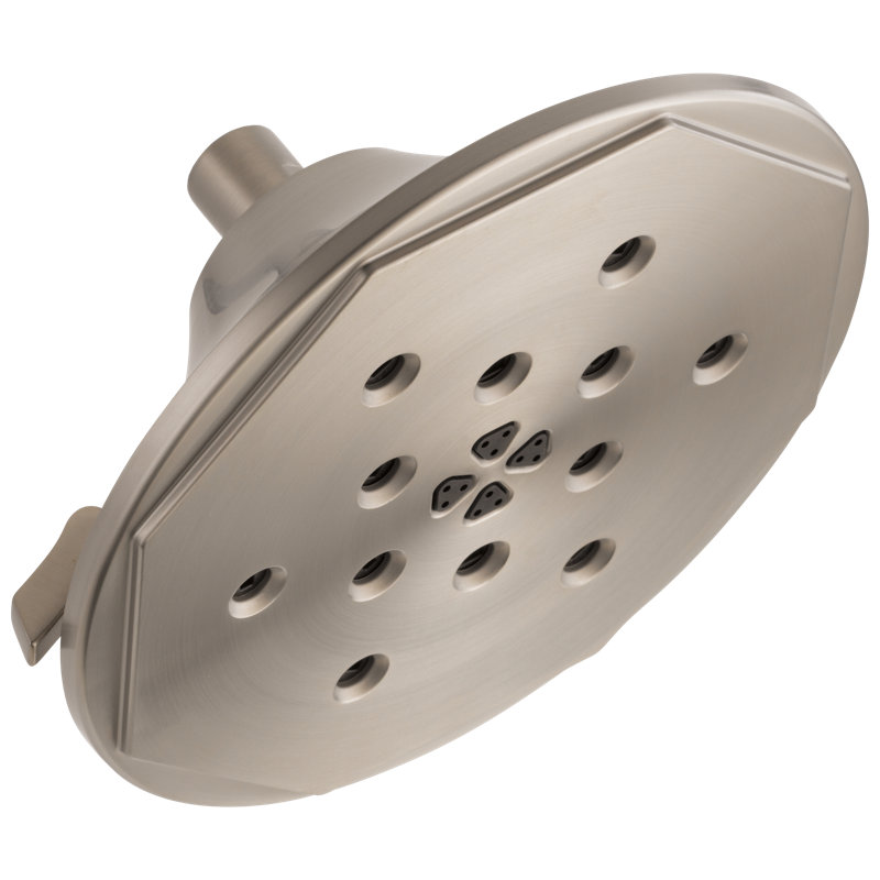 Rook® 4-Function Raincan Showerhead with H2OKinetic® Technology, Luxe Nickel