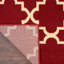 Tapis rouge à motif géométrique Hankinson Prague-24109263