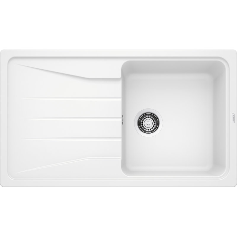Sona Inset Kitchen Sink, White