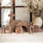 7-pcs Wooden Easter Resurrection Scene With Empty Tomb And Cross, Easter Tabletop Jesus Nativity Set