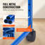 Art Drying Rack 25 Removable Shelves Paint Drying Rack With 4 Wheels Blue