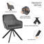 51cm H Upholstered Arm Dining Chair-850639128-865234098