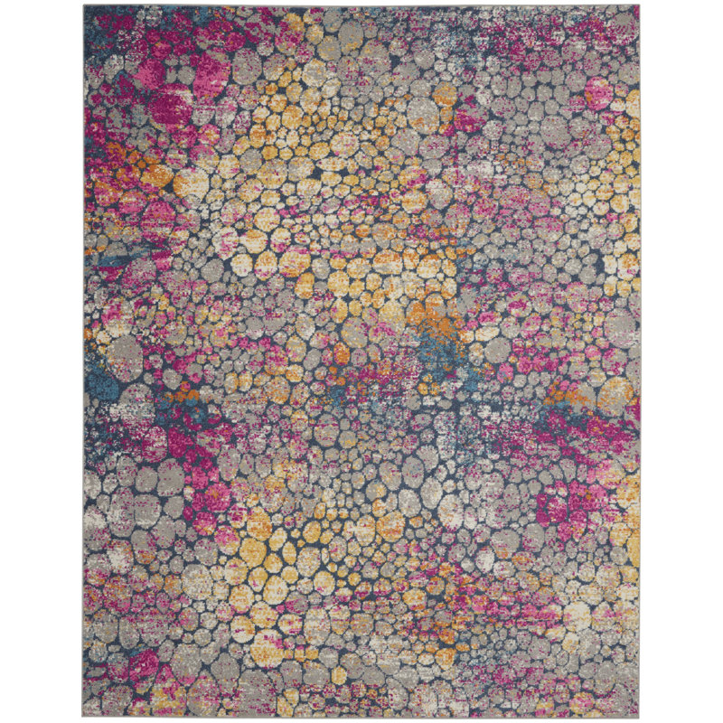Tapis jaune Arvo, Rectangle 8 pi x 10 pi