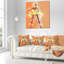 Magnifique ballerine en tutu jaune - coussin imprimé Portrait-29964074-29965545
