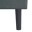 Lit simple tapissier gris foncé - tête de lit moderne en lin, aucun sommier requis, assemblage facile, lattes de bois supportées, cadre de poids limite de 300 lb avec tête de lit, requis, soutenu par-957955221-957955222