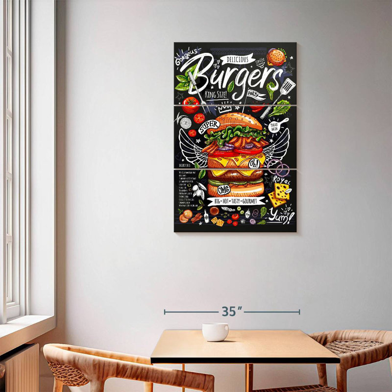 Yarlin King Size Burger, 57" H x 36" W